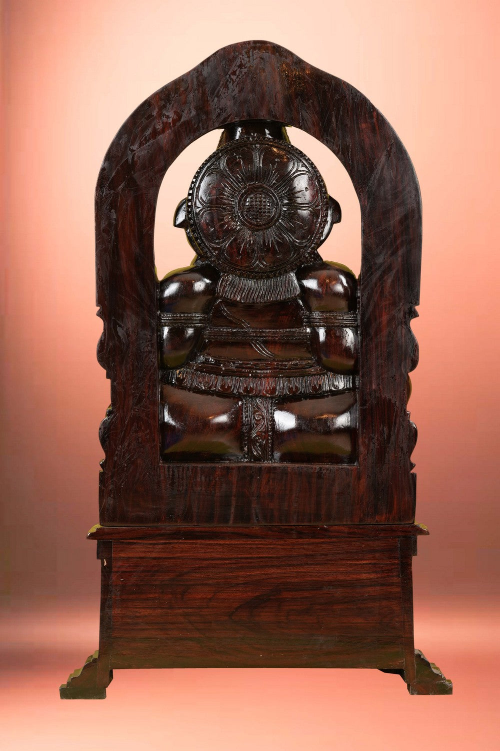Lord Ganesh Statue in Rose Wood
