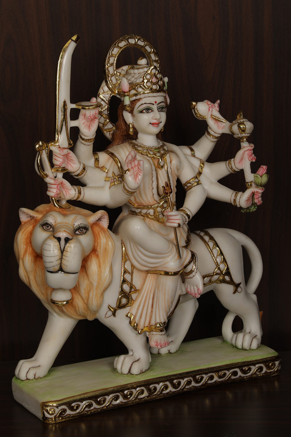 Image of Cultured Marble Maa Durga Idol