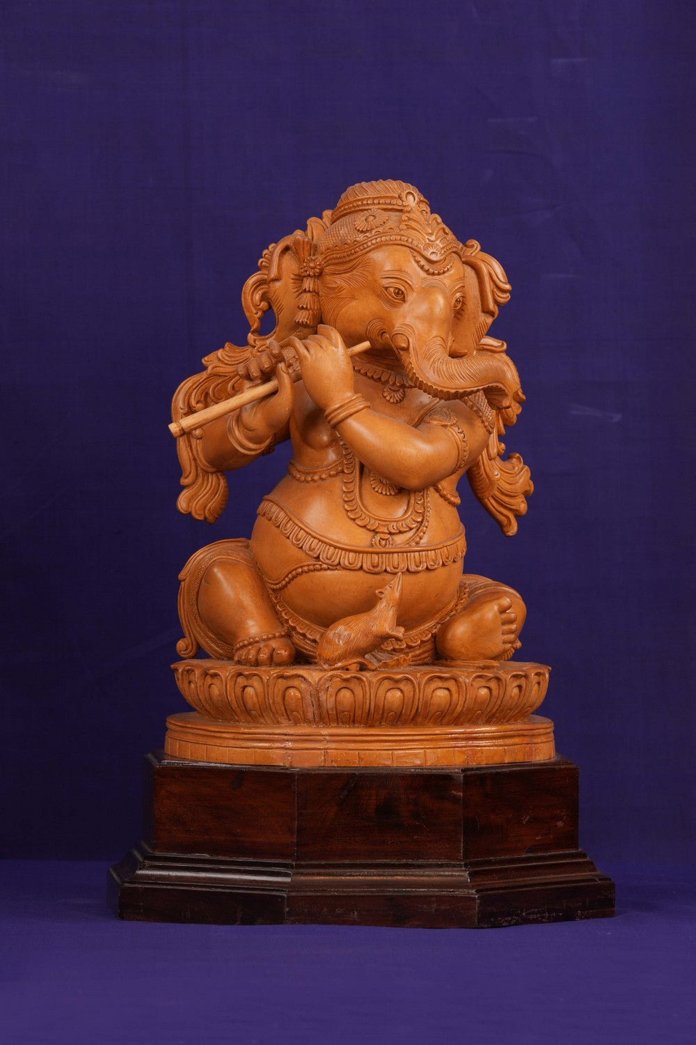 Image of Wooden Lord Ganesh Statue