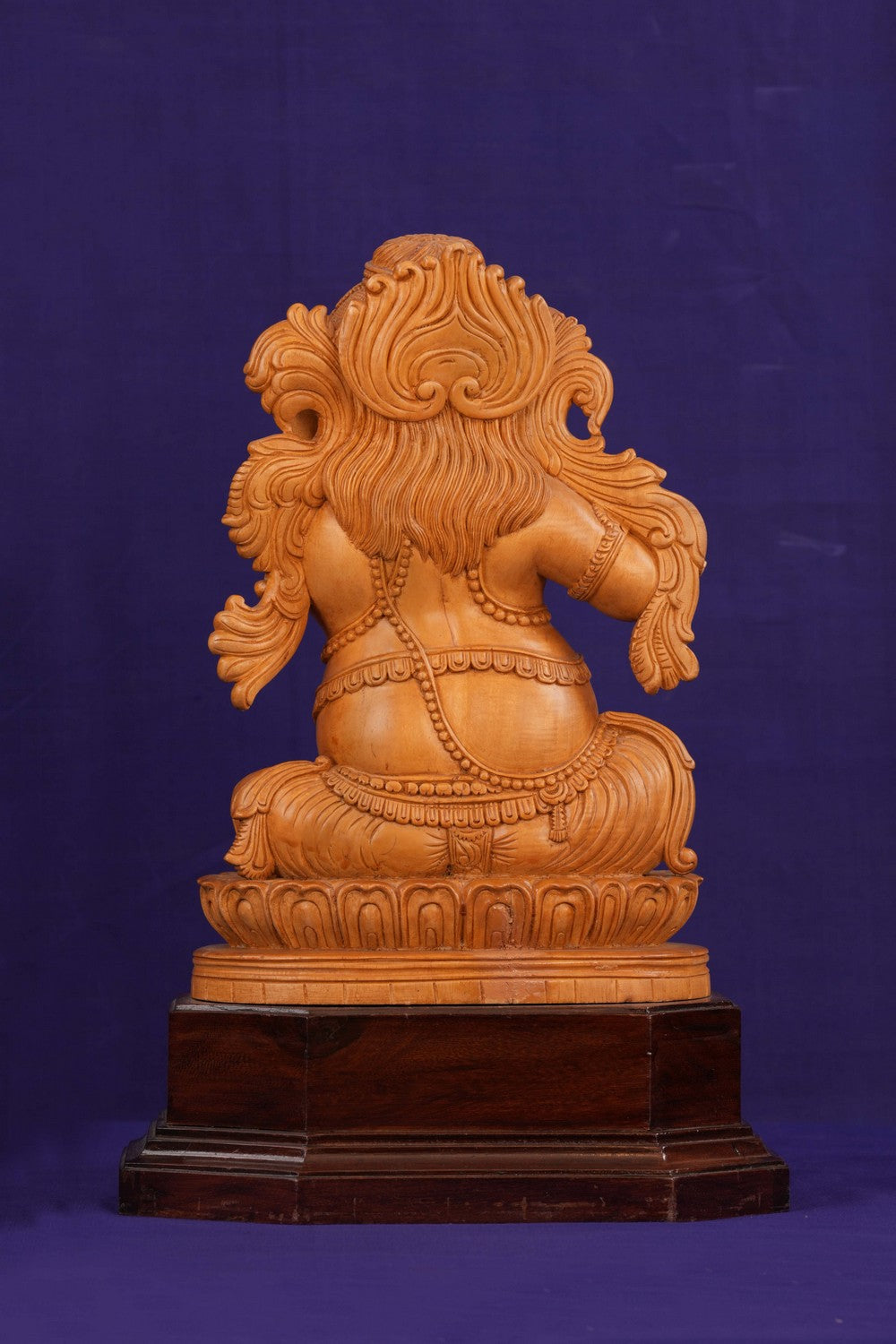 Wooden Lord Ganesh Statue