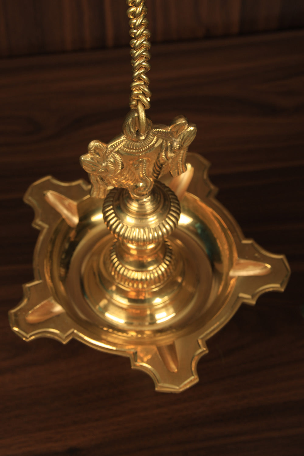 Collection of Antique Brass Shank Chakra Hanging Lamp in a gallery layout