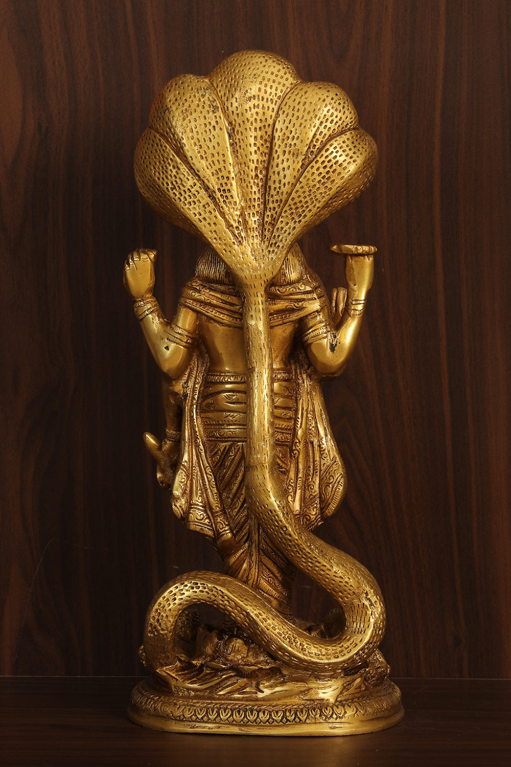 Image of Brass Lord Vishnu Idol