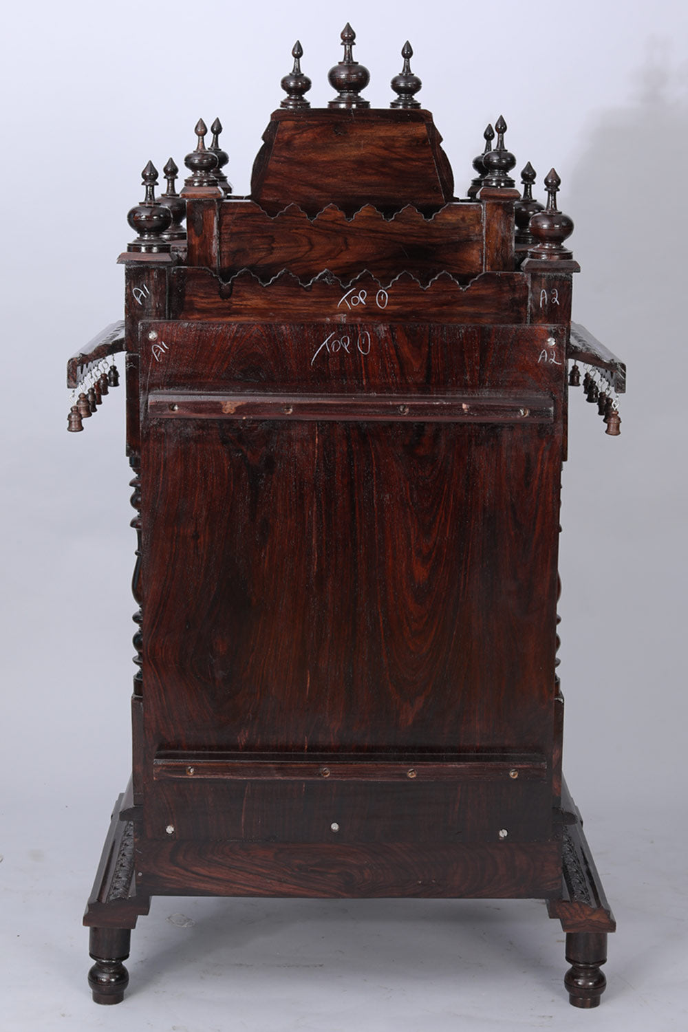 Image of Rose Wooden Handcrafted Pooja Mandir