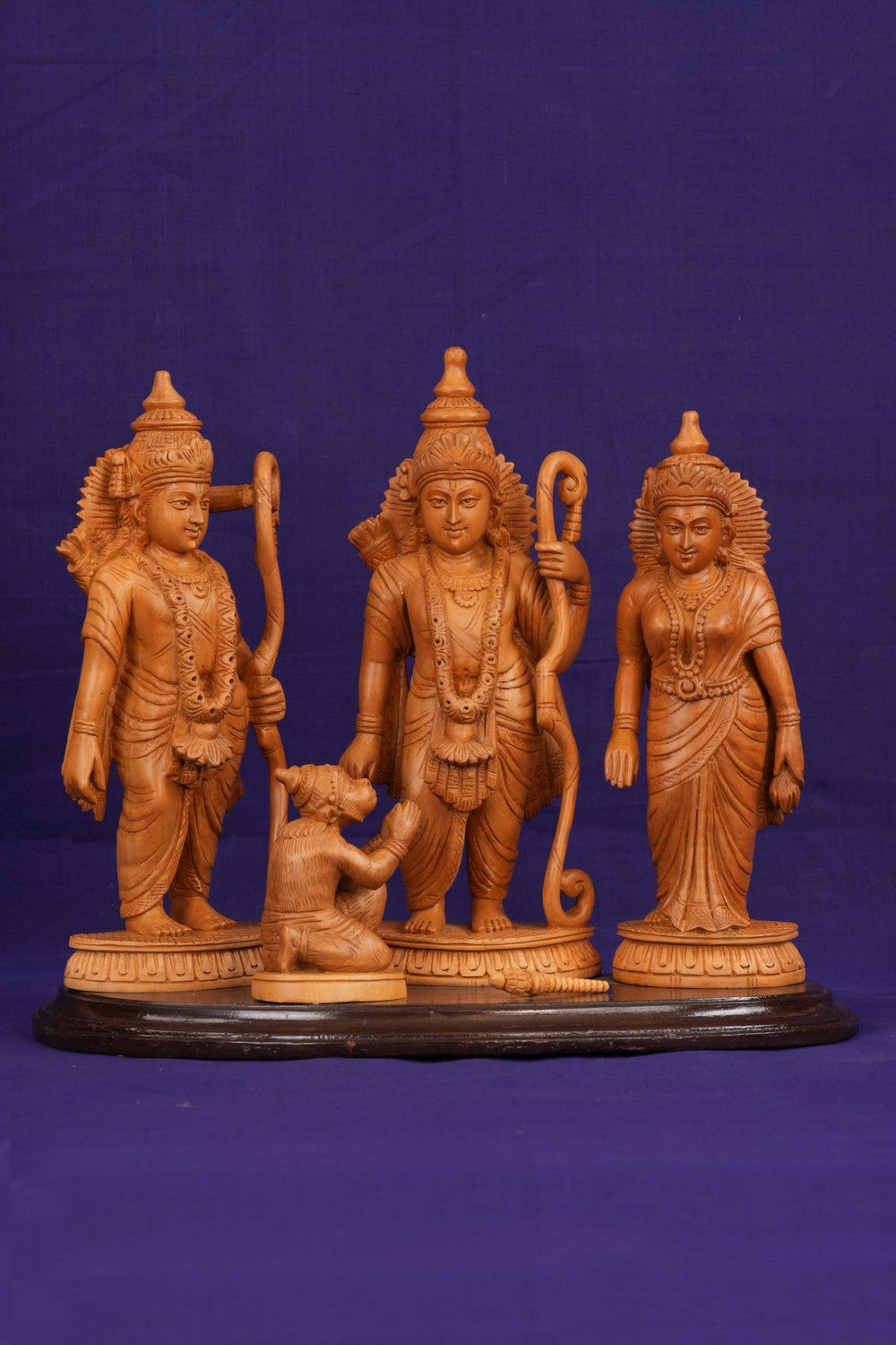 Image of A Ram Darbar is a depiction of Lord Rama, Sita, and Lakshmana