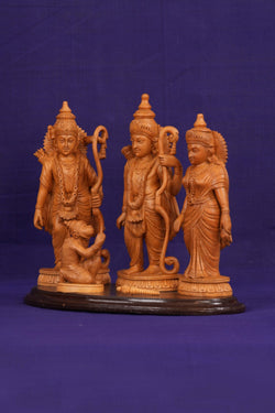 Image of A Ram Darbar is a depiction of Lord Rama, Sita, and Lakshmana