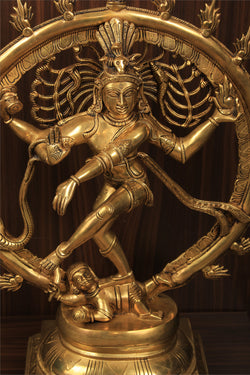 Collection of Brass Natraj Idol in a gallery layout