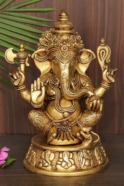 Image of Handcrafted Brass Ganpati