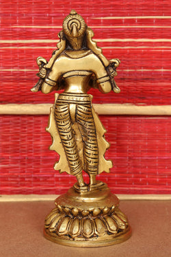 Image of Brass Hand-Carved Diya Lighting