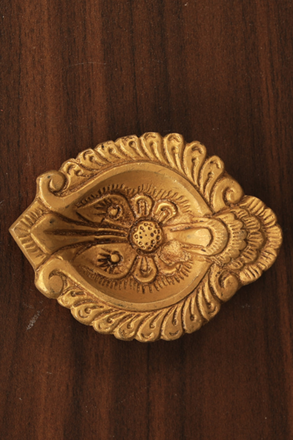 Image of Antique Brass Spiritual Diya
