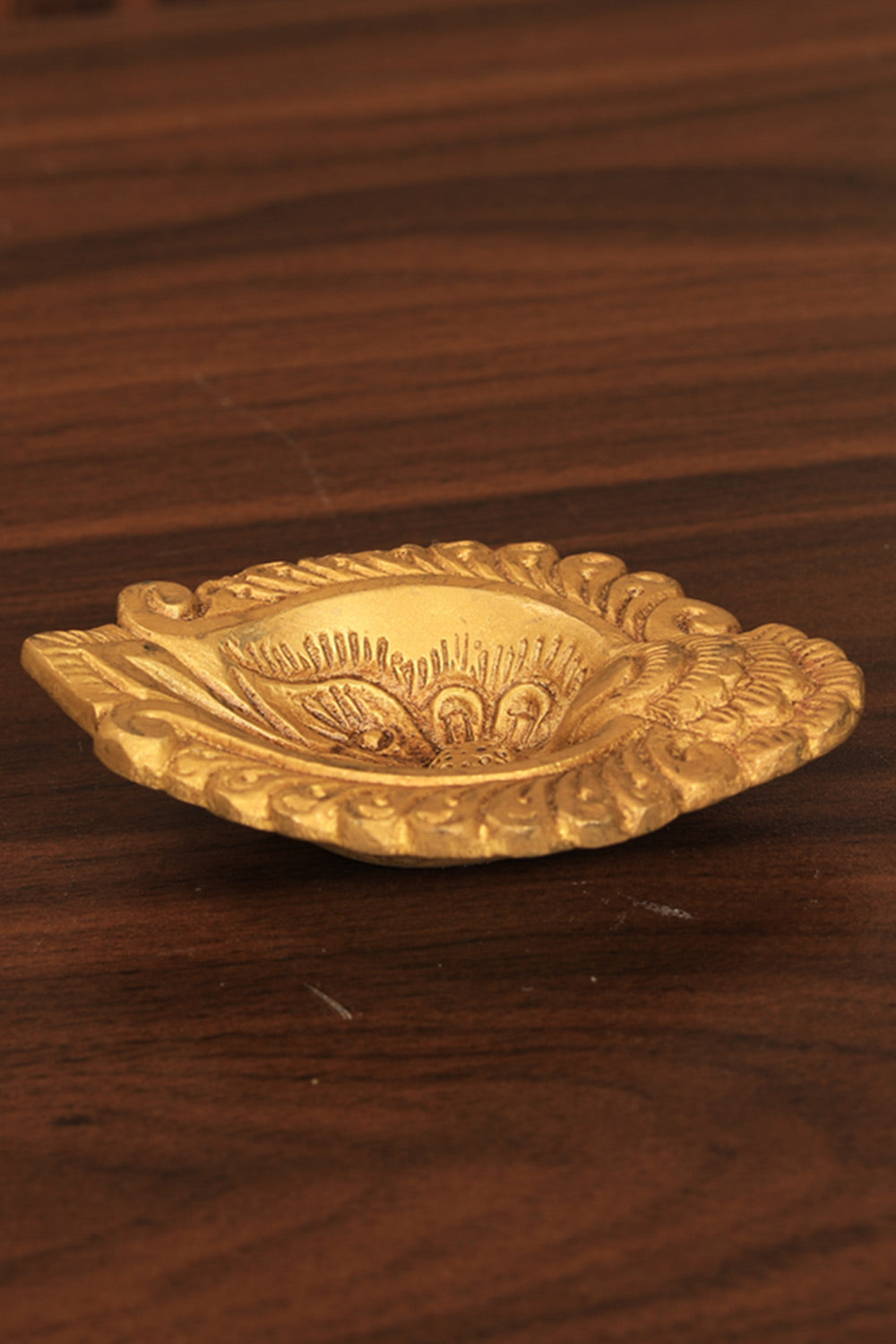 Image of Antique Brass Spiritual Diya