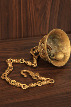 Image of Brass Ganesh Handling Bell