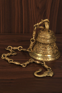 Image of Brass Temple Handling Bell