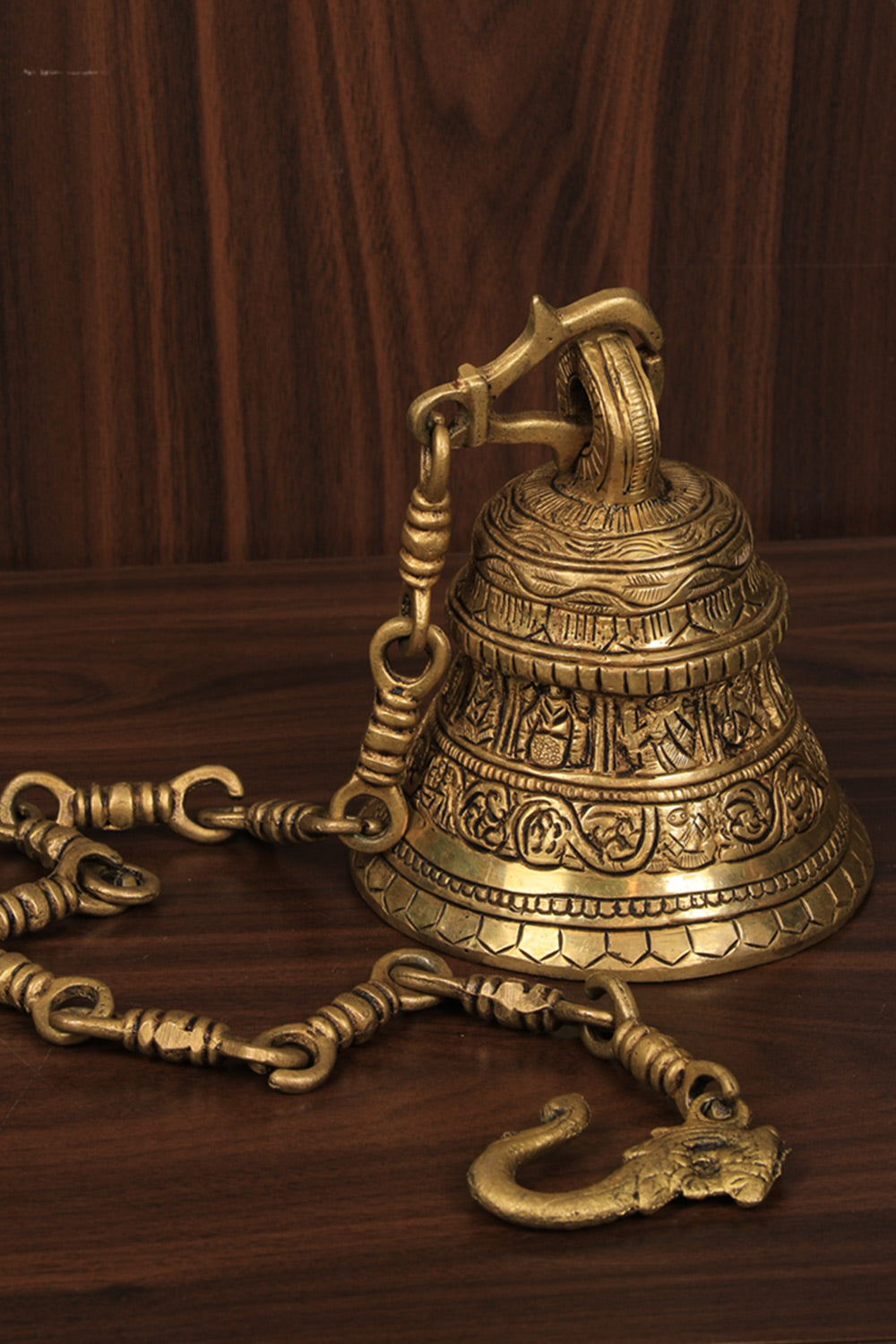 Brass Temple Handling Bell