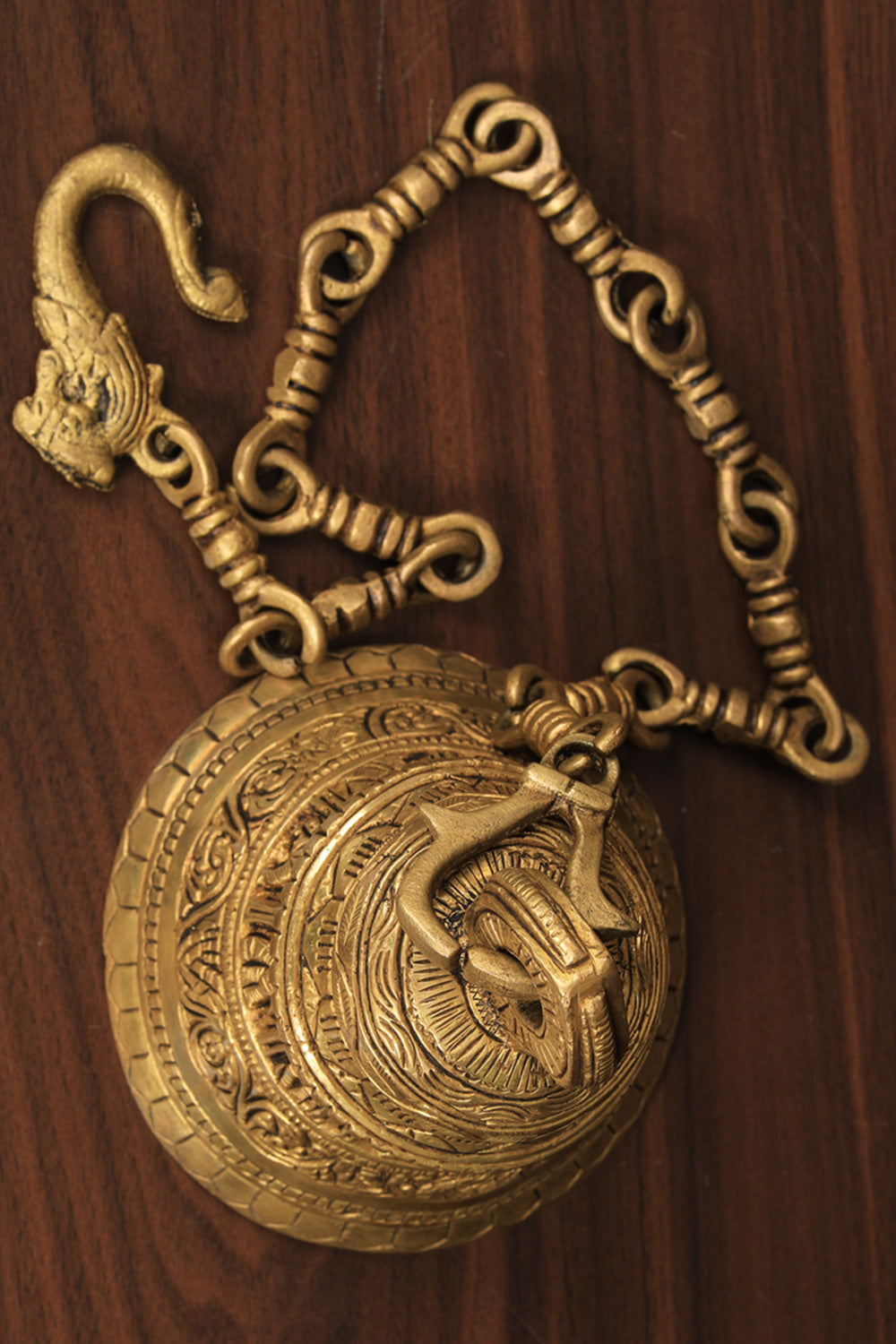 Brass Temple Handling Bell