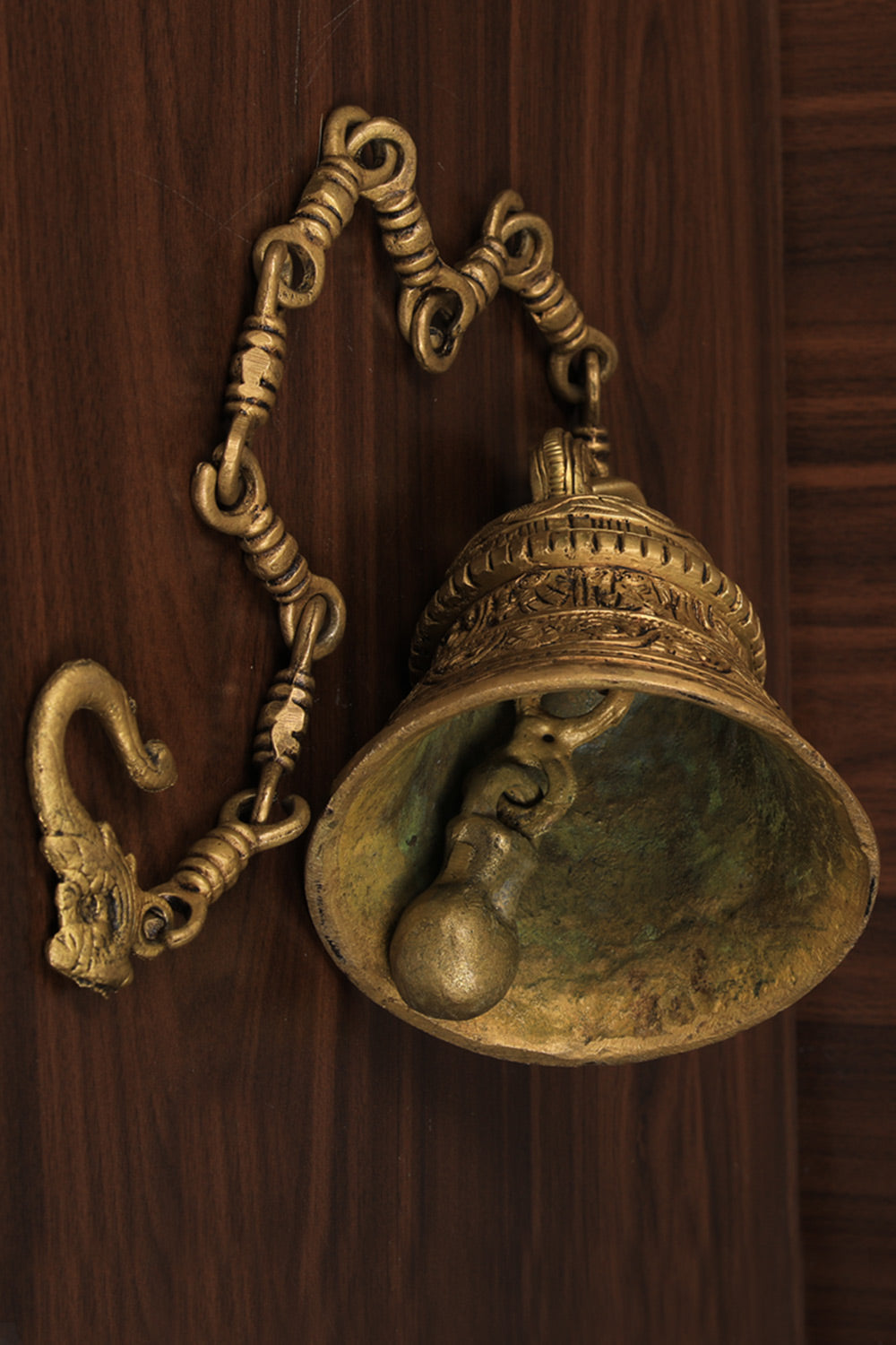 Collection of Brass Temple Handling Bell in a gallery layout