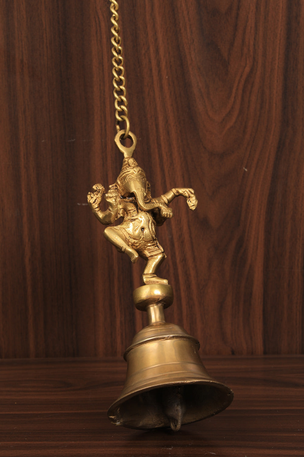 Collection of Brass Dancing Ganesh Handling Bell in a gallery layout