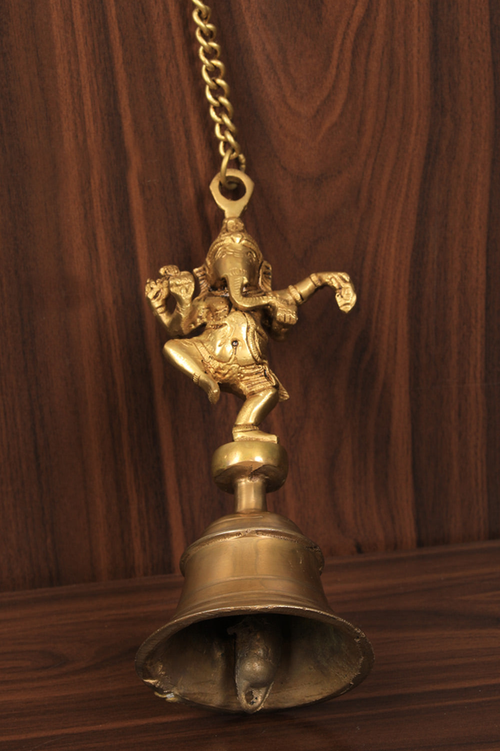 Collection of Brass Dancing Ganesh Handling Bell in a gallery layout