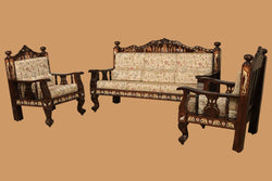 Collection of Rosewood Inlay Work Soft Set in a gallery layout