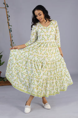 Image of Handblock printed dress