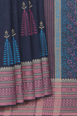 Collection of Hand block printed cotton saree in a gallery layout