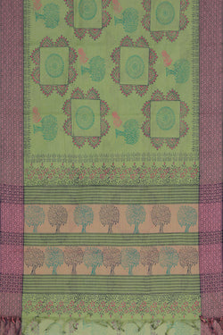 Collection of Hand block printed cotton saree in a gallery layout