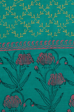 Collection of Hand block printed cotton saree in a gallery layout