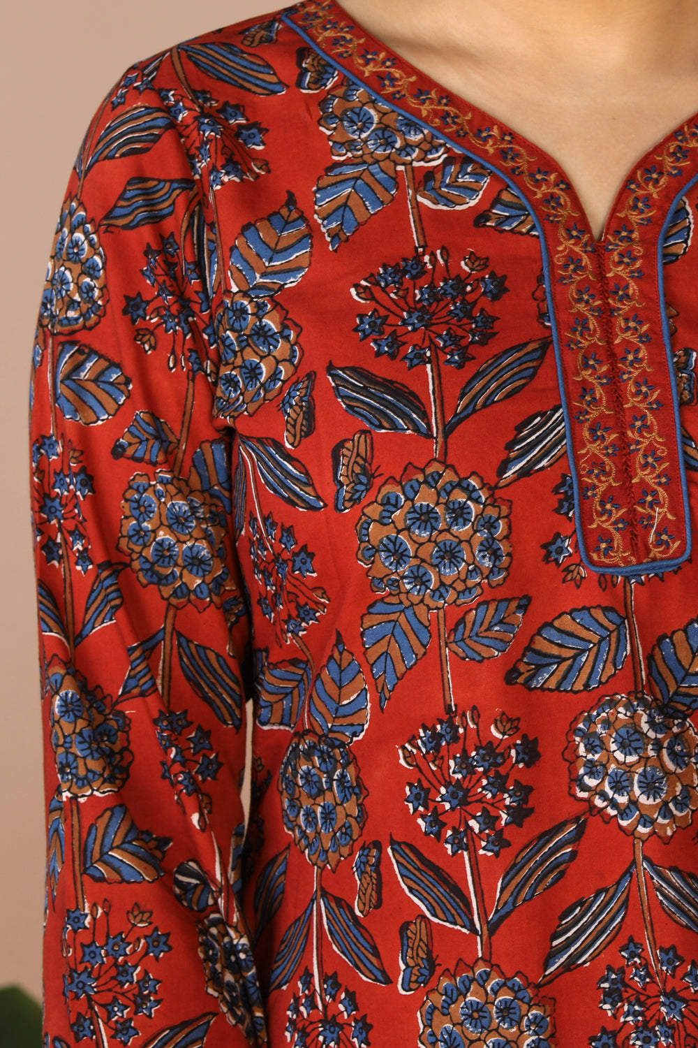 Image of Bagru Handblock printed Kurti