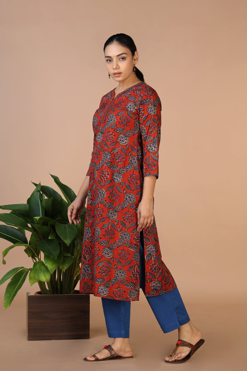 Image of Bagru Handblock printed Kurti