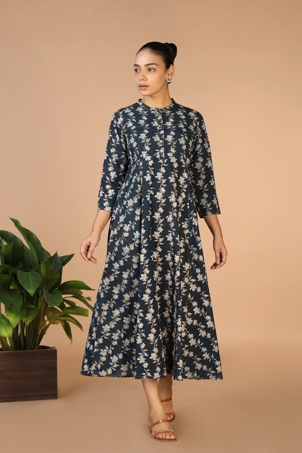 Bagru Handblock printed dress