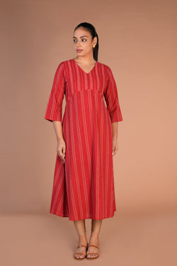 Image of Fiesty Red cotton Kurti