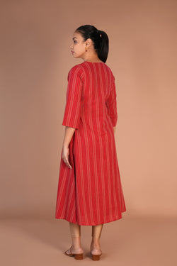 Image of Fiesty Red cotton Kurti