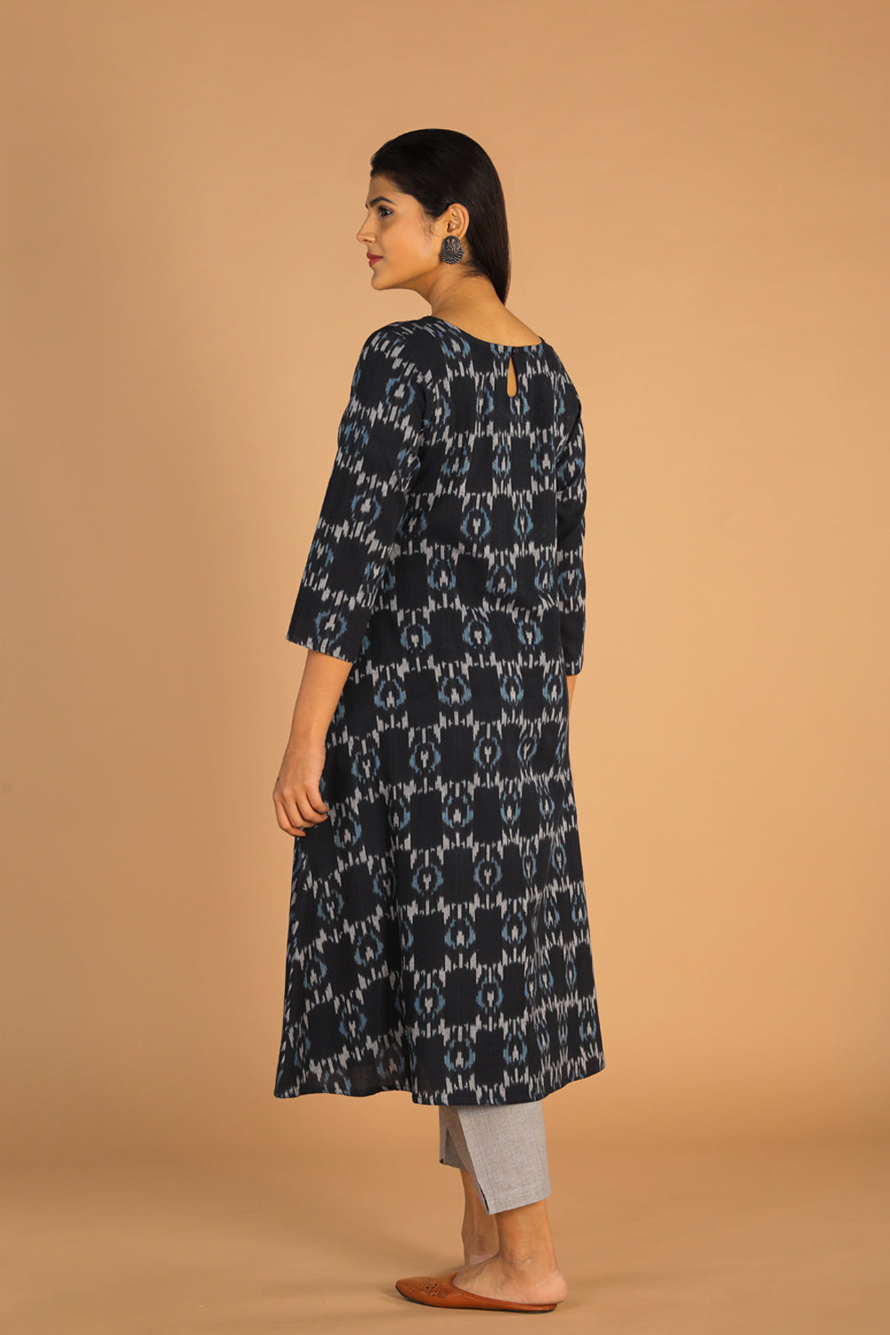 Cotton Ikat kurti