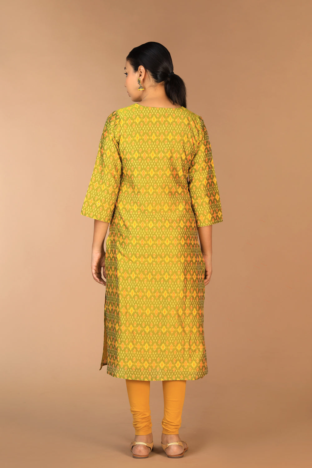 Handwoven Pochampally Silk Ikat Kurti