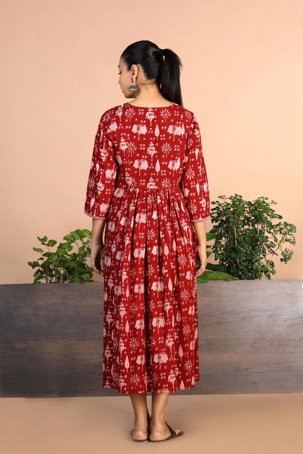 Image of Bagh Handblock printed Dress