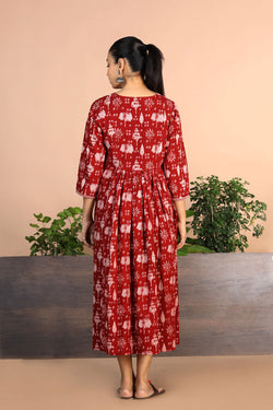 Image of Bagh Handblock printed Dress