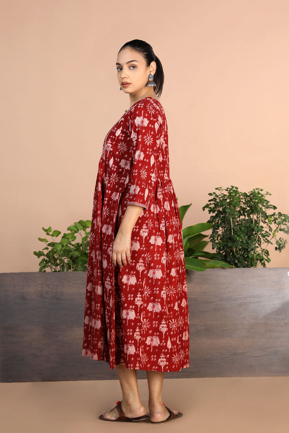 Bagh Handblock printed Dress