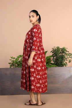 Image of Bagh Handblock printed Dress