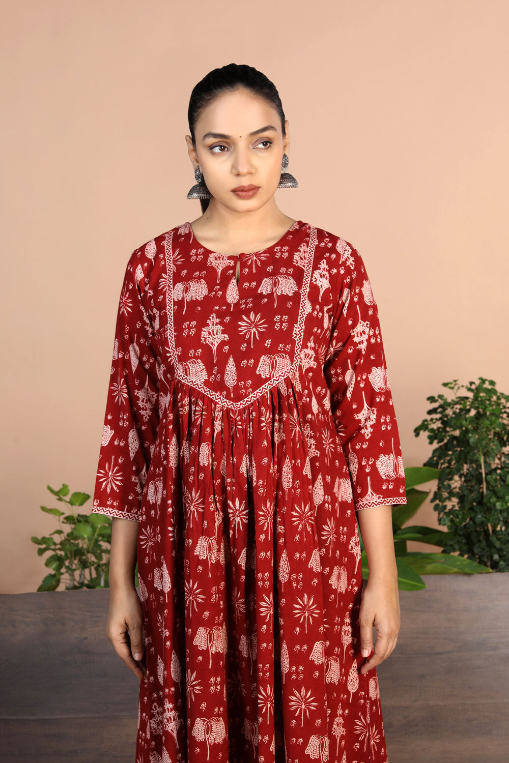 Bagh Handblock printed Dress