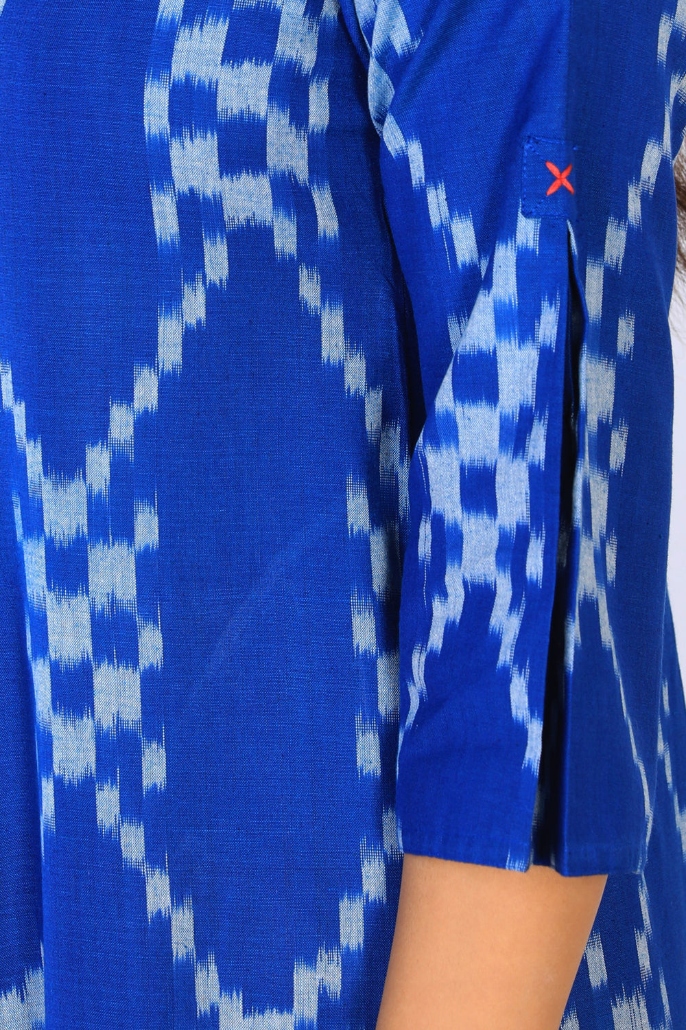 Handwoven Cotton Pochampally Ikat Dress