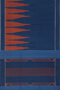 Collection of Pochampally Cotton Ikat saree in a gallery layout