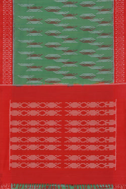 Collection of Pochampally Cotton Ikat saree in a gallery layout