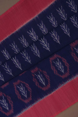 Image of Pochampally cotton ikat saree.