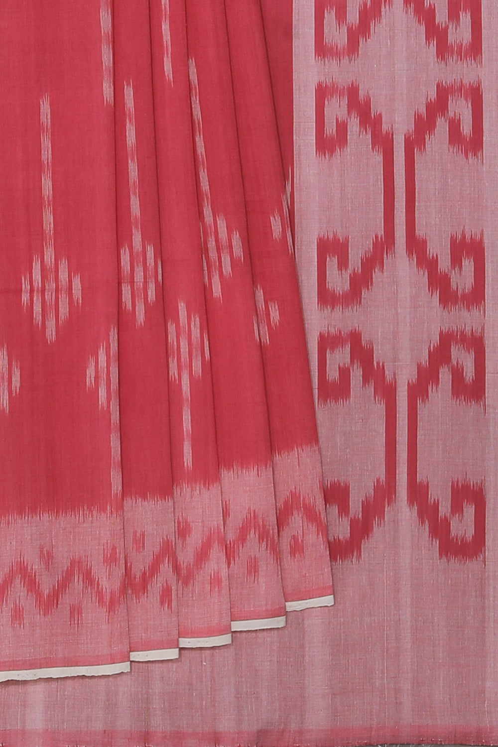 Collection of Pochampally Cotton Ikat saree in a gallery layout