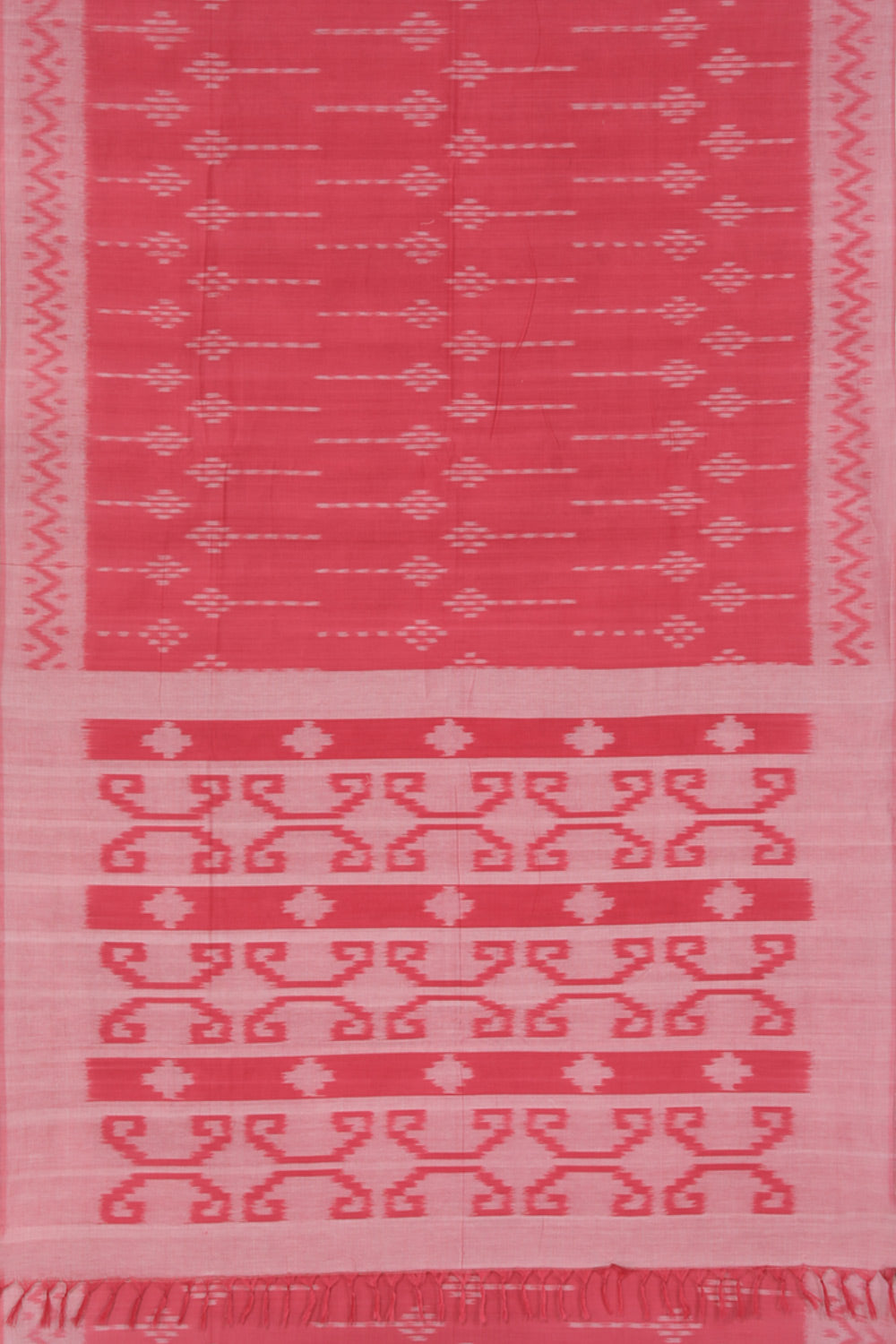 Collection of Pochampally Cotton Ikat saree in a gallery layout