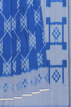 Collection of Pochampally Cotton Ikat saree in a gallery layout