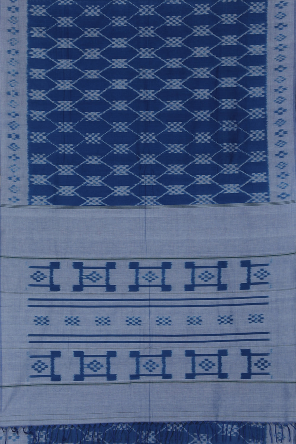 Collection of Pochampally Cotton Ikat saree in a gallery layout