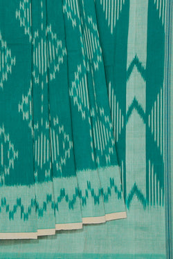 Collection of Pochampally Cotton Ikat saree in a gallery layout