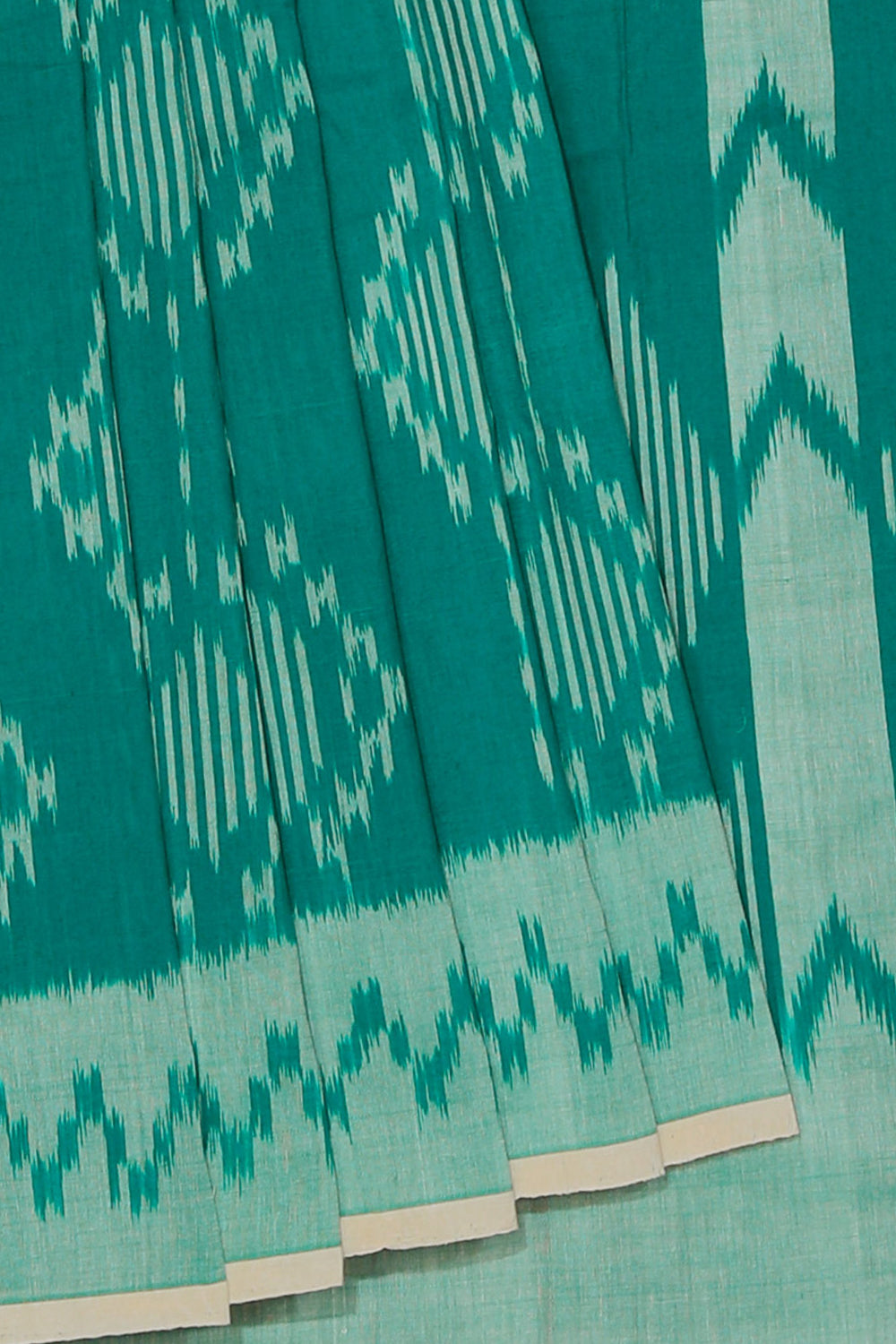 Collection of Pochampally Cotton Ikat saree in a gallery layout