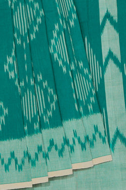 Collection of Pochampally Cotton Ikat saree in a gallery layout