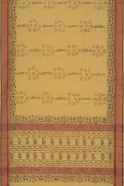 Collection of Hand block printed cotton saree in a gallery layout